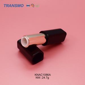 Tubos de Lápiz Labial Cuadrados Negros, Botellas de Lápiz Labial con Etiqueta Personalizada, Tubos de Bálsamo Labial de Lujo, Tubos de Plástico para Lápiz Labial - Product Image 6