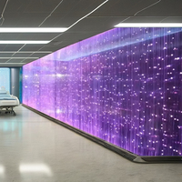 Film LED auto-adhésif pour écran transparent Reefilm Flexible Soft LED pour magasin de détail Ascenseur Verres Murs Fenêtres Plafonds