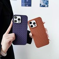 Coques de téléphone portable CaseMe de luxe en TPU antichoc et étanches avec support magnétique, motif tressé en treillis