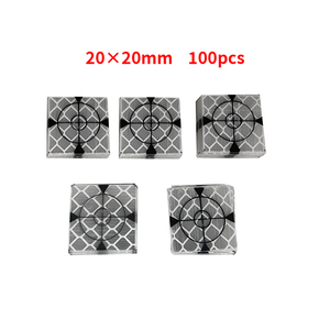 3M 20*20mm bianco foglio riflettente 100 pezzo obiettivi riflettenti foglio adesivo per il rilevamento - Product Image 3