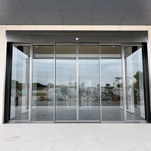 <span class=keywords><strong>Puerta</strong></span> <span class=keywords><strong>Corredera</strong></span> Automática con Marco Especial para Edificios de Oficinas, Moderna e Impermeable, de Vidrio Templado, Jiangsu, Zhejiang, Shanghái - Product Image 1