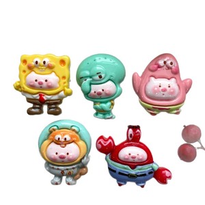 Adornos de Resina de <span class=keywords><strong>Bob</strong></span> <span class=keywords><strong>Esponja</strong></span> para Decoración DIY de Fundas de Teléfono y Zapatos - Product Image 4