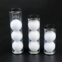 Tube en acétate transparent Tube de balle de tennis en plastique Tube en plastique transparent pour balle de tennis et balle de golf