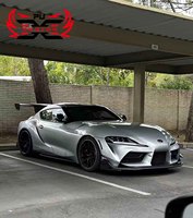 Pour Toyota GR Supra A90 A91 Mk5 – Lame avant / séparateur de pare-chocs style VRS en fibre de carbone – Accessoires automobiles