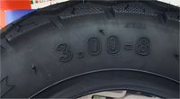Pneus de scooter Jiuyue 300-8 de 8 pouces JY-6220, pneus durables pour petits tricycles électriques et scooters de mobilité à bon prix