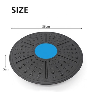 Custom Logo High Quality Plastic Round Exercise Fitness Stability Trainer Wobble Yoga Twisting Workout <strong>Balance</strong> Board - Product Image 3