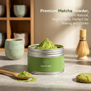 Matcha Orgánico Certificado de Grado 7A, Calidad Ceremonial Premium, Té Verde Puro, Servicio de Etiquetado Personalizado - Product Image 1