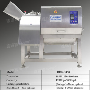 1000-2000 kg/giờ đông lạnh thịt dicing Máy ức gà cubbing thịt Dicer Máy thịt bò Cube cắt thịt cắt giá máy - Product Image 2