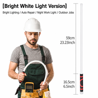 Lampe de travail LED flexible pour voiture, rechargeable, portable, pliable, pour réparation sous le capot, inspection de camion, lampe de mécanicien