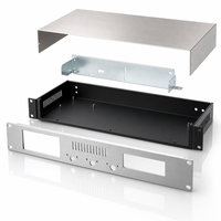 Boîtier de bureau de précision à clapet, en aluminium 5052 et acier SPCC, usiné CNC, pour instruments