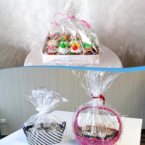 Yolev 500pcs Heat <strong>Shrink</strong> <strong>Wrap</strong> Bags/Baskets 4 <strong>Sizes</strong> Clear PVC Moisture Proof Food Grade 14x20 (100) 8x12 (100) 8x10 (100) 4x6 - Product Image 3