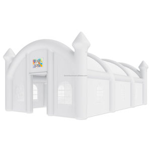 خيمة تجارية قابلة للنفخ ، خيام على طراز القلعة البيضاء للحفلات قماش أكسفورد متين لمخططي المناسبات وتأجيرها - Product Image 4