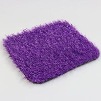 Gazon artificiel D8-30mm pour maternelle, tapis en plastique arc-en-ciel, fausse herbe sept couleurs, autocollants de marquage extérieur, piste de Noël