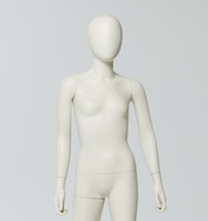 Mannequin en FRP debout, fille adolescente avec tête, modèle d'affichage de vêtements européen original