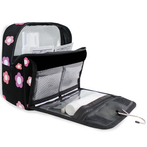New Arrival Hawaiian Custom Palaka Print Waterproof Foldable Zipper Closure Soft Handle Large Capacity <b>Organizer</b> <b>Cosmetic</b> Bags - Product Image 6