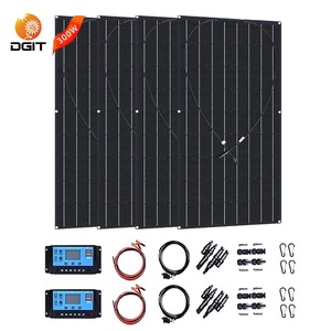 Kit Solar Monocristalino Flexible de 200W, Ultrafino y Ligero para RV, Barco, Uso Marino y al Aire Libre - Product Image 6