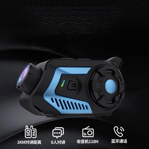 Capacete de Motocicleta com Câmera de Vídeo 4K e Intercomunicador Sem Fio para Ciclismo - Venda Quente Transfronteiriça - Product Image 2