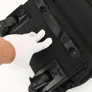 Laptop <b>Backpack</b> With Trolley Design <b>Black</b> And Gray Durable Waterproof Business Travel Unisex <b>Backpack</b> With Laptop Compartment - Product Image 4