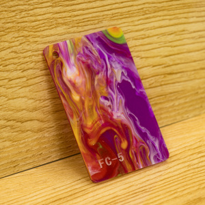 3mm Custom Swirl Marble Gobstopper Cast Acrylic Sheet <strong>Laser</strong> <strong>Cuttable</strong> <strong>Plastic</strong> for Crafts Brooches Makers and Creative Projects - Product Image 5