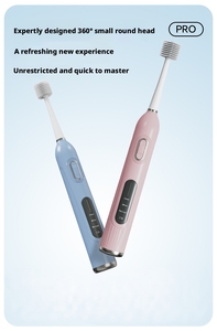 <span class=keywords><strong>Cepillo</strong></span> de <span class=keywords><strong>Dientes</strong></span> Eléctrico Giratorio de 360 Grados, <span class=keywords><strong>Cepillo</strong></span> de <span class=keywords><strong>Dientes</strong></span> Sónico de Viaje con Cabezal Redondo para Adultos, <span class=keywords><strong>Cepillo</strong></span> de <span class=keywords><strong>Dientes</strong></span> con Cerdas Suaves - Product Image 6