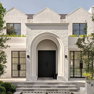 Portes de sécurité d'entrée en aluminium résidentielles américaines ZEKIN pour villa extérieure, maison principale, porte antivol - Product Image 1