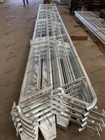 Rampe d'escalier en acier galvanisé, garde-corps, main courante