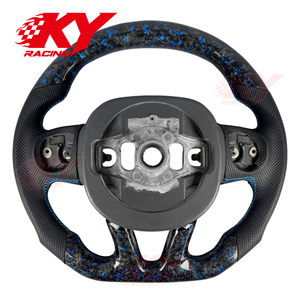 Volant de course personnalisé en fibre de carbone avec LED RPM pour Dodge Charger Challenger Hellcat RT Scat Pack SRT SXT Durango 2015-2023 - Product Image 4