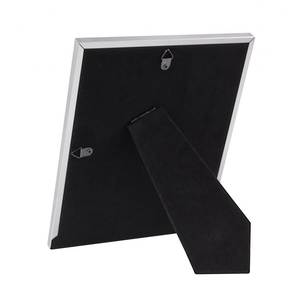 Porte-photos en métal satiné 15x20 cm, cadre photo en aluminium, support de table en fer et verre pour décoration intérieure et mariage - Product Image 3