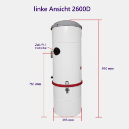 Aspirapolvere Centrale - HOME-VAC 2600D Lo Specialista per Case Passive - Product Image 3