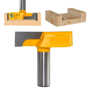 L-N230-1 nettoyage des mèches de routeur inférieur 1/2 pouces, 12mm, tige de 8mm, diamètre de coupe de 2 à 1/4 mèche de routeur de rabotage de Surface - Product Image 2