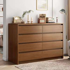 Mueble de Almacenamiento con 6-8 Cajones de Madera de Diseño Clásico, Mesa Auxiliar de Madera para Sala de Estar, Cómoda con Cajones - Product Image 3