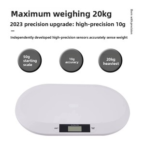 電子式ベビー＆マザー新生児体重計、20kg容量、病院およびペット用、1年間の保証とオンサイトトレーニング付き - Product Image 2