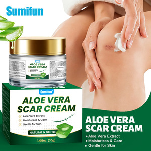 Crema para Cicatrices Corporales con Ingredientes Naturales de Aloe Vera para Nutrir la Piel y Reducir las Estrías - Product Image 1
