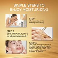 Sérum Visage Naturel à l'Or 24K Marque Blanche – Raffermissant et Hydratant – Essence Liquide Soin de la Peau
