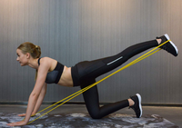 BSTAR - Juego de Bandas de Resistencia para Ejercicio, Portátiles, de Alta Resistencia, 100% Látex, para Gimnasio, de 20 a 50 lb
