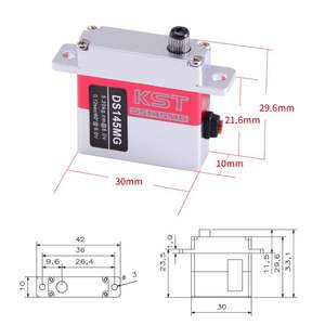Ventes chaudes KST DS145MG 10mm 5.2Kgf.cm 0.12sec Servo numérique à engrenages métalliques sans noyau pour modèle RC DC4.8V-6.0V Boîtier en alliage d'aluminium pour - Product Image 6