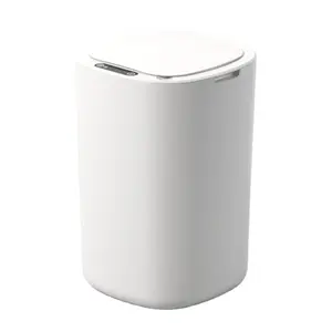 12L intelligent room dustbin kitchen induction intelligent dustbin 2022 popular color white black green red ABS