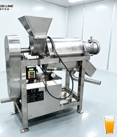 Commerciële koudgeperste fruitsapmachine voor voedingsfabrieken en drankenwinkels