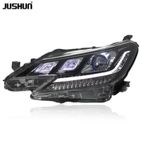 Accesorios para Automóviles JUSHUN, Faro Delantero LED para Toyota Reiz Mark X 13-17, Lámpara de Señal de Giro, Luz de Circulación Diurna, Conjunto de Faros
