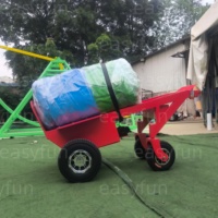 Chariot à outils portable professionnel en métal certifié CE, le plus vendu, avec treuil, pour trampoline pour enfants et chariot à main électrique pour adultes