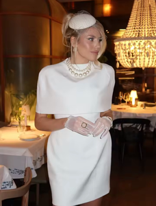 Zevity 2026 Primavera Abito da Donna <span class=keywords><strong>Chic</strong></span> Stile Sciarpa Vita Alta Vestibilità Slim Linea ad A <span class=keywords><strong>Abbigliamento</strong></span> da Festa Femminile di Alta Qualità Nero Bianco - Product Image 2