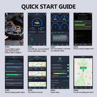 Surveillance de la batterie Gps traceur carte Google Android personnalisé OEM testeur de batterie automobile IOS APP BM6