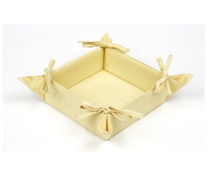 Collapsible Cotton <strong>Bread</strong> Basket With Ties Wholesale <strong>Bread</strong> Proofing Basket Baking Customized Color OEM/ODM Cotton <strong>Bread</strong> Basket