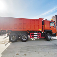 Надежный подержанный самосвал Sinotruk Howo 6X4, 380 л.с., дизельный, для земляных работ и перевозки тяжелых грузов