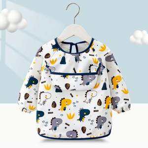 Bavoir jetable double face imperméable en EVA pour bébé, motif dessin animé, type poche à riz, en stock usine - Product Image 2