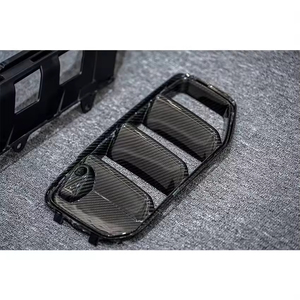 Couvre-sorties d'air avant en <span class=keywords><strong>carbone</strong></span> sec pour G-Wagon W465 G500 2025 – Accessoires de modification avec base de montage, sans découpe - Product Image 6