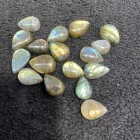 Batu Permata Labradorit Alami Oval Potongan Grosir CABS & Kerajinan Tangan untuk Cincin Liontin Rantai Gantungan Ponsel DIY