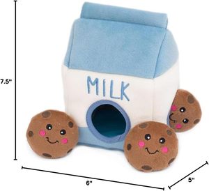 Jouets interactifs pour chiens et chiots : produits stimulants pour animaux de compagnie contre l'ennui, pour les garder occupés, jouets en peluche à cachetons, puzzles et jouets couineurs - Product Image 3