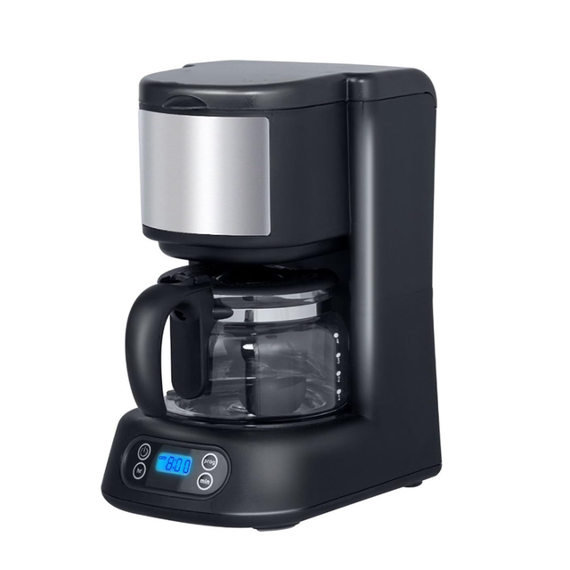 5-Cup Programmable Drip Smart Electric Coffee Maker with A+ Energy Efficiency and Optional Backlit LCD Display