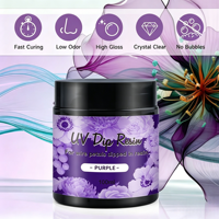 TIMESRUI UV Dip Résine pour Formes de Fil Résine UV Dur pour Fil Fleurs Décoration Colle pour DIY Bijoux Art Artisanat Fabrication
